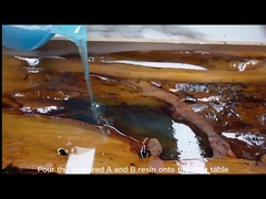 5cm Ultra Düşük Viskozitesi Derin Atma Epoksi reçine Nehir Masası Uzun Çalışma Süresi