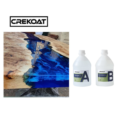 Ultra Clear 2/ 1 Derin Dökme Epoksi reçine Nehir Taburları için Çarpışma Direnci