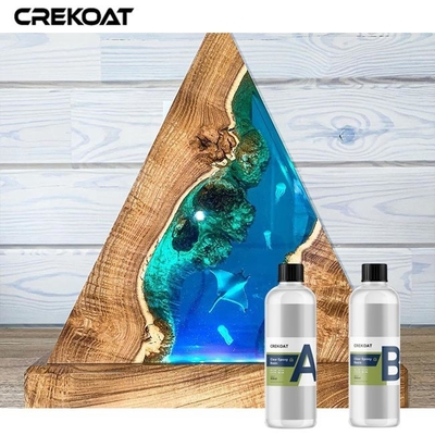 4 Alt viskozluklu, Art için açık epoksi reçine dökün