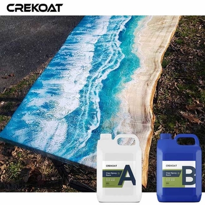 Sanatçılık Açık Ceket Masaüstü Epoxi Dökme Büyük Tasarımlar Bubble Free