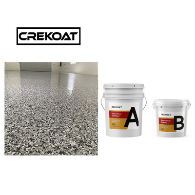 Kayma karşıtı Epoxy Renkli Plak Kaplama Açık Su geçirmez Epoxy Yere Kaplama