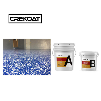 Flake Spray Epoksi reçine zemin kaplama dikişsiz kabarcık yok özelleştirilebilir