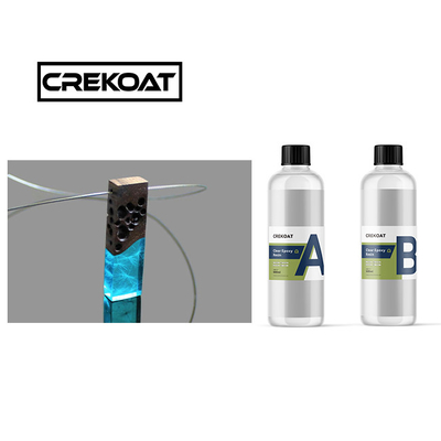 Açıklık UV Sabit Açık Epoxy reçine Kokusuz Hiçbir VOC dökme masası için