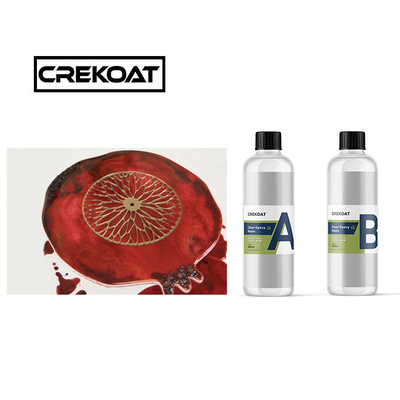 Açıklık UV Sabit Açık Epoxy reçine Kokusuz Hiçbir VOC dökme masası için