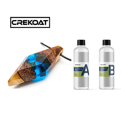 Kristal Açık Sanat Epoksi reçine zanaat kitleri sertleştirici şeffaf 5cm