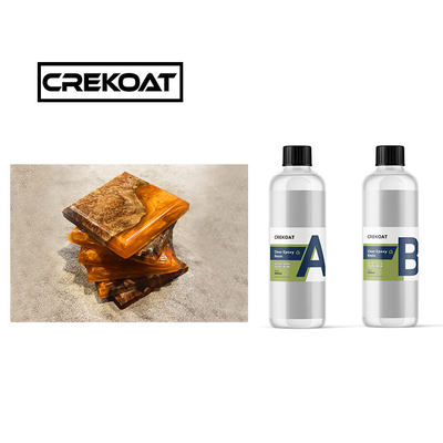 Açıklık UV Sabit Açık Epoxy reçine Kokusuz Hiçbir VOC dökme masası için