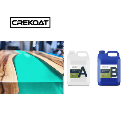 Ahşap işleme UV Dirençli Epoxy Nehir Tablosu Yüksek Parlaklıklı reçine Etkiye Direnci