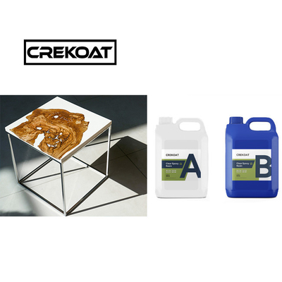 Ahşap işleme UV Dirençli Epoxy Nehir Tablosu Yüksek Parlaklıklı reçine Etkiye Direnci