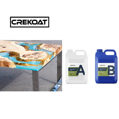 Ahşap İki Bölüm Açık Epoxy reçine Parlak Sıkı dökün reçine