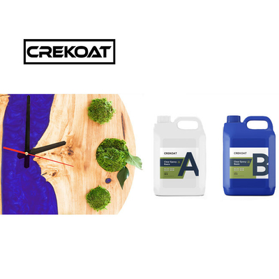 Ahşap İki Bölüm Açık Epoxy reçine Parlak Sıkı dökün reçine