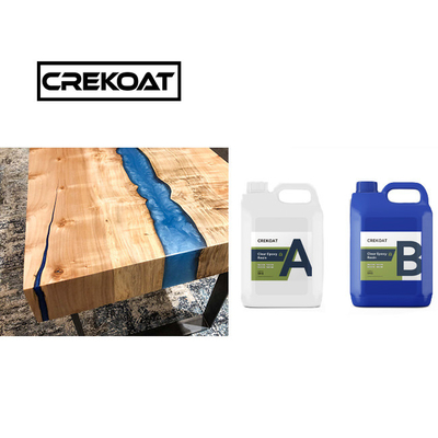 Yapışkan Ultra Clear Deep Pour Epoxy Parlak Dayanıklı Epoxy reçine Sanat Mücevherleri için
