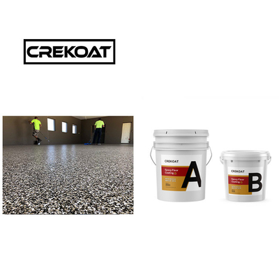 Dikişsiz Epoksi reçine zemin boyası Hızlı iyileşen dekoratif beton döküntü boyası