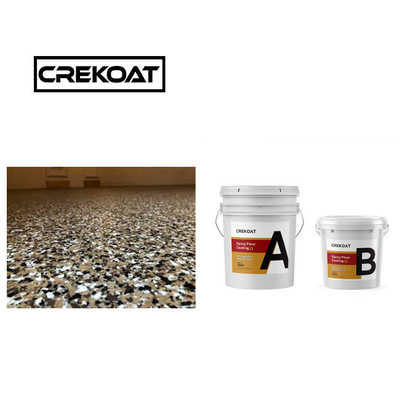 Dikişsiz Epoksi reçine zemin boyası Hızlı iyileşen dekoratif beton döküntü boyası