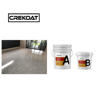 Alifatik Polyaspartik Yer Kaplamaları Katı Sıfır VOC Polimer Beton Kaplamaları