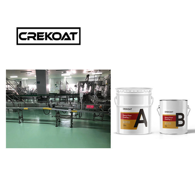 Ev döşeme için Crekoat Solvent Based Endüstriyel Epoxy Zemin Kaplama