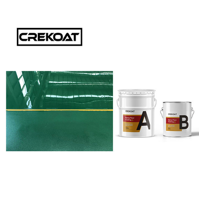 Ev döşeme için Crekoat Solvent Based Endüstriyel Epoxy Zemin Kaplama