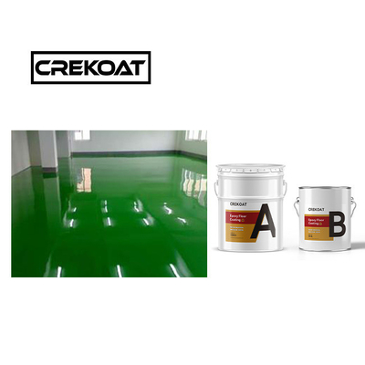 Topcoat Endüstriyel Polyurethane Zemin Kaplama Yarım Parlak Su geçirmez Zemin Boyası