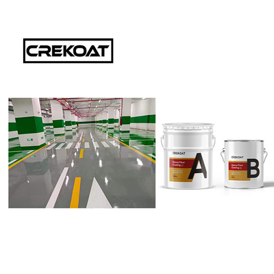 Kayma Karşıtı Su geçirmezlik Polyurethane Beton Yere Kaplama Parlak