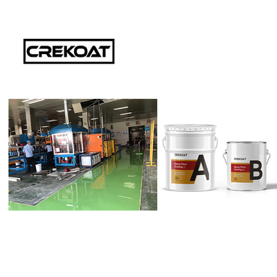 Crekoat Endüstriyel Su Temelli Zemin Kaplama Düşük VOC Düşük Koku 1 mm
