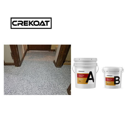 Kayma karşıtı Epoxy Renkli Plak Kaplama Açık Su geçirmez Epoxy Yere Kaplama