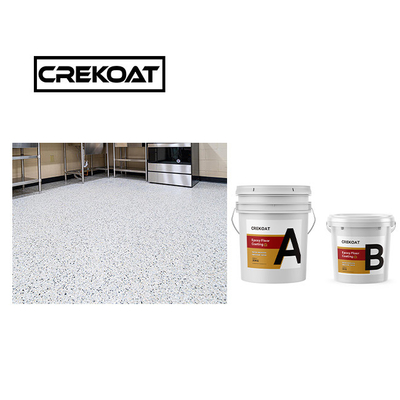 Kayma karşıtı Epoxy Renkli Plak Kaplama Açık Su geçirmez Epoxy Yere Kaplama