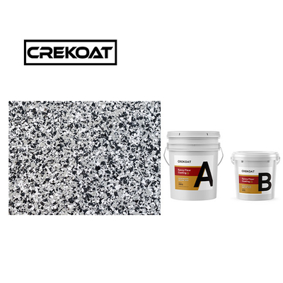 Roller Polyaspartik Zemin Kaplama Kullanım Direnci % 100 Katı Epoxy Kaplama 3mm