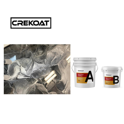 Kristal Açık Epoksi reçine kaplama Sızdırmaz Sıfır VOC 100% Katı maddeler