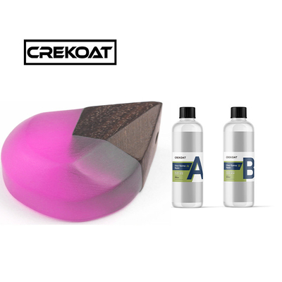 Parlak Derin Dökme Açık Epoxy Sert 2 Bölüm Açık reçine Anti Sararmak El sanatı için
