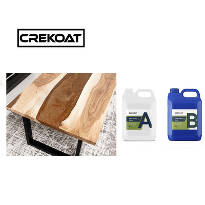 Yapışkan Ultra Clear Deep Pour Epoxy Parlak Dayanıklı Epoxy reçine Sanat Mücevherleri için