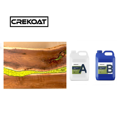 Yapışkan Ultra Clear Deep Pour Epoxy Parlak Dayanıklı Epoxy reçine Sanat Mücevherleri için