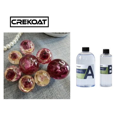 Güvenli Kokusuz Yüksek Parlaklıklı Temiz Epoksi reçine Kristal Sanat reçine kiti BPA Serbest
