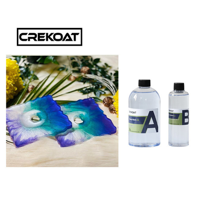 Uzun süreli döküm açık epoksi reçine 1kg Kit Sanat Çantası Tumbler Mücevher Yapım