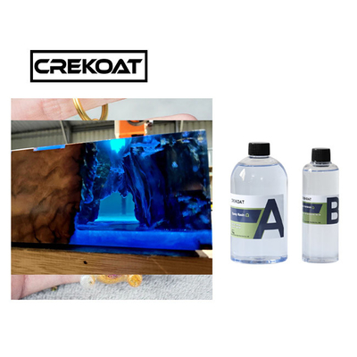 Çok amaçlı kristal açık epoksi reçine Yüksek parlaklıklı finiş dökmek için