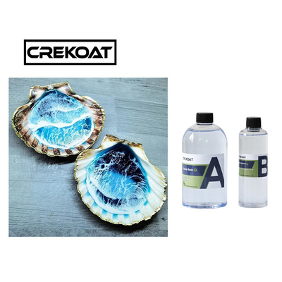 Çok amaçlı kristal açık epoksi reçine Yüksek parlaklıklı finiş dökmek için