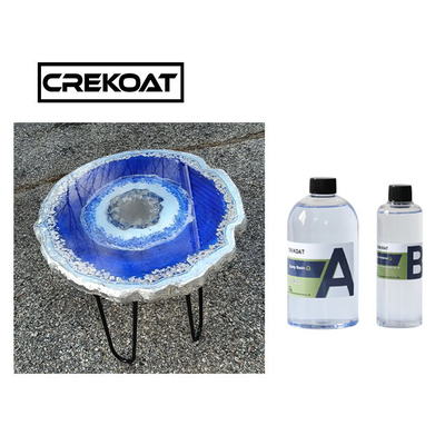 Sert Açık Yüksek Parlaklıklı Sanat reçine Epoxy Coaster için Mücevher Nehir Masası