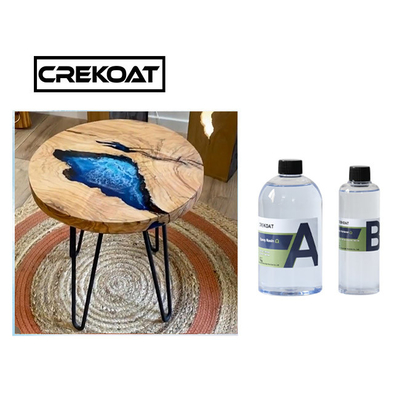 Yüksek Parlaklıklı Kendini Düzleştiren Kristal Açık Epoxy reçine Mücevher Masaüstü