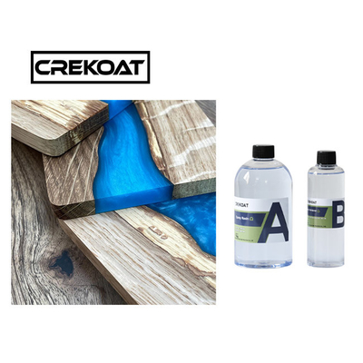 2 bileşenli Yüksek Parlaklıklı Açık Epoxy reçine Sanat Bar Masaları Tumbler için