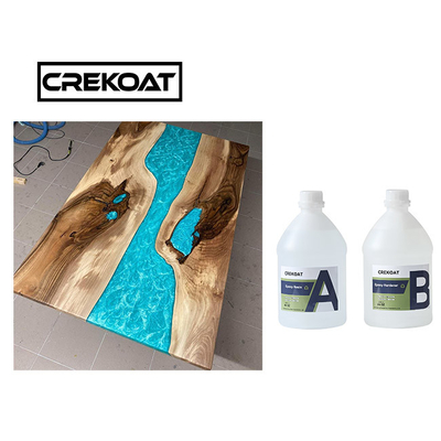 Bubble Free Casting Deep Pour Epoxy Resin For Table Self-Leveling Crystal Clear (Bülbülsüz dökme derin dökme)