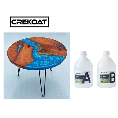 Kristal Açık El Yapımı Epoxi reçine Gıda Güvenli ve Sertleştirici Kit