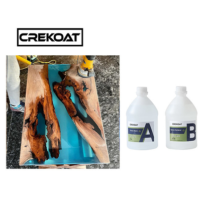 1.5 Gallon Kit Epoxy döküm reçini Voc serbest kristal açık Epoxy