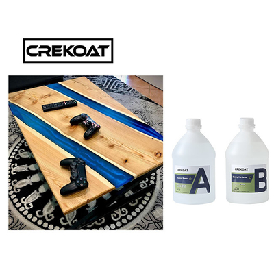 1 Gallon River Tables Deep Pour Epoxy reçine kalıp dökümleri Temiz