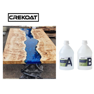 1 Gallon River Tables Deep Pour Epoxy reçine kalıp dökümleri Temiz