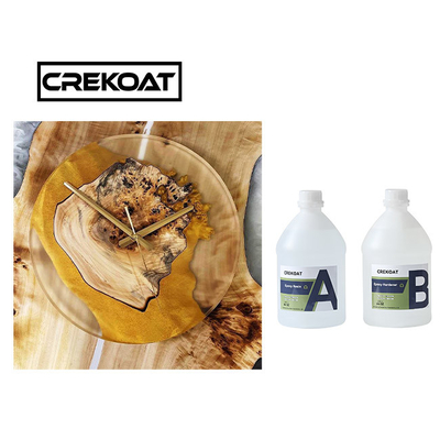 1 Gallon River Tables Deep Pour Epoxy reçine kalıp dökümleri Temiz