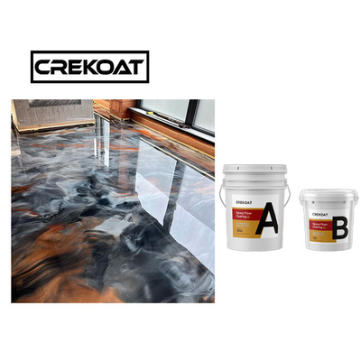 UV Direnci 3d Epoxy reçine Metal Beton Zemini Zehirli Değil
