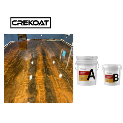 UV Direnci 3d Epoxy reçine Metal Beton Zemini Zehirli Değil