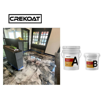 MSDS Beyaz Metallik Epoksi Zemin Kaplama Beton İçin Açık Poliester reçine