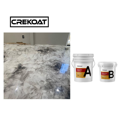 MSDS Beyaz Metallik Epoksi Zemin Kaplama Beton İçin Açık Poliester reçine
