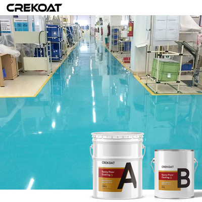 Beton Metal Ahşap Seramik Plakeler İçin Kayma Karşıtı Endüstriyel Epoksi Zemin Kaplama