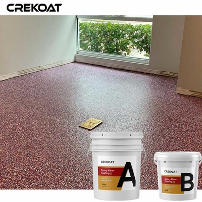 Vinyl Flakes Gloss Matte Urethane Topcoat ile su geçirmez Epoxy reçine zemin kaplama