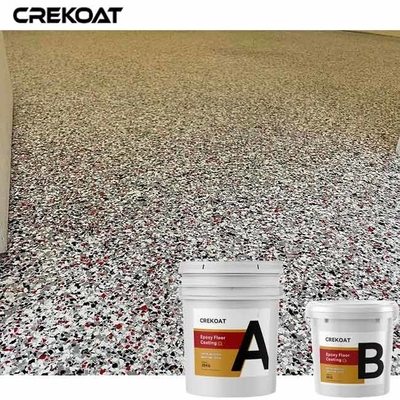 Vinyl Chips Flake Epoxy Kuvars Metallik ile Açık reçine zemin kaplama